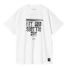 Load image into Gallery viewer, CARHARTT WIP X CLIPSE LET GOD SORT EM OUT T-SHIRT (WHITE)
