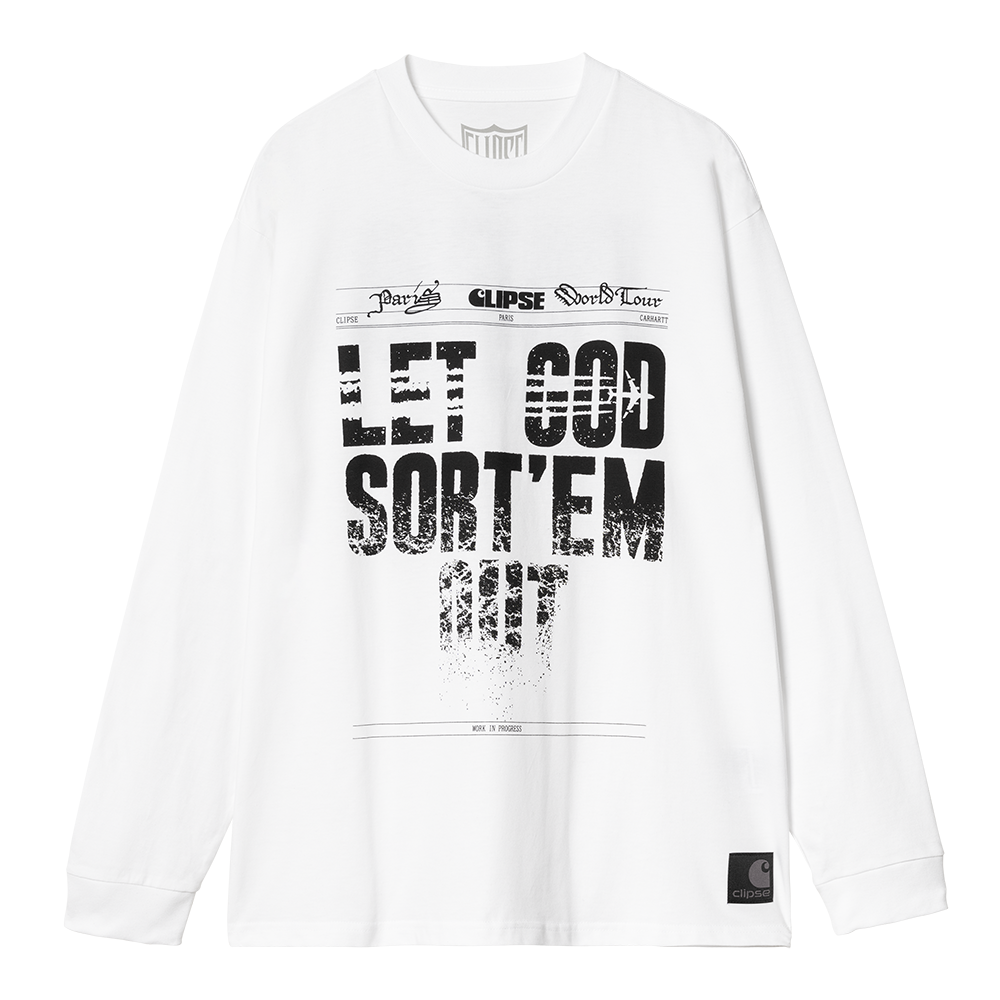 CARHARTT WIP X CLIPSE PARIS LONGSLEEVE (WHITE)