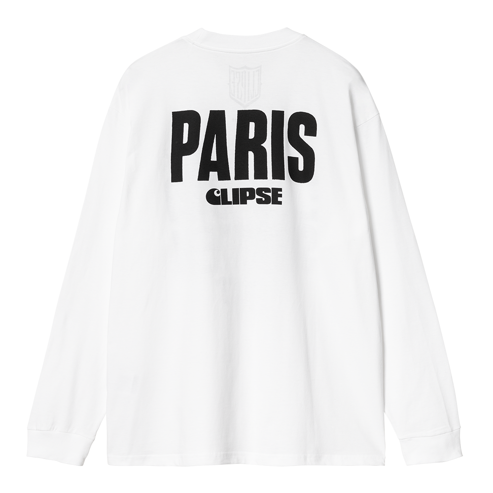 【Palace x Carhartt WIP】 Logo Longsleeve White Carhartt × Carhartt Wip × Palace Palace Carhartt WIP Logo