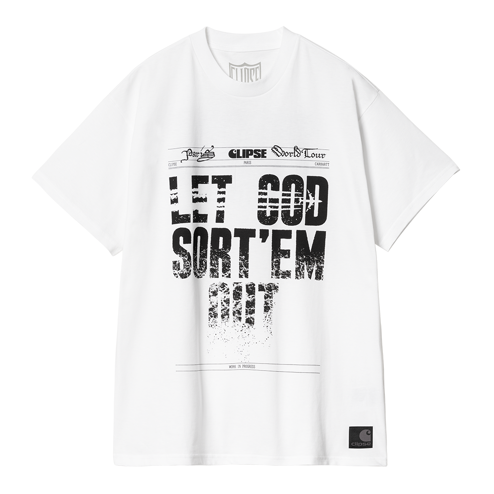 CARHARTT WIP X CLIPSE PARIS T-SHIRT (WHITE)