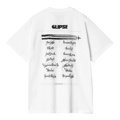 CARHARTT WIP X CLIPSE T-SHIRT (WHITE)