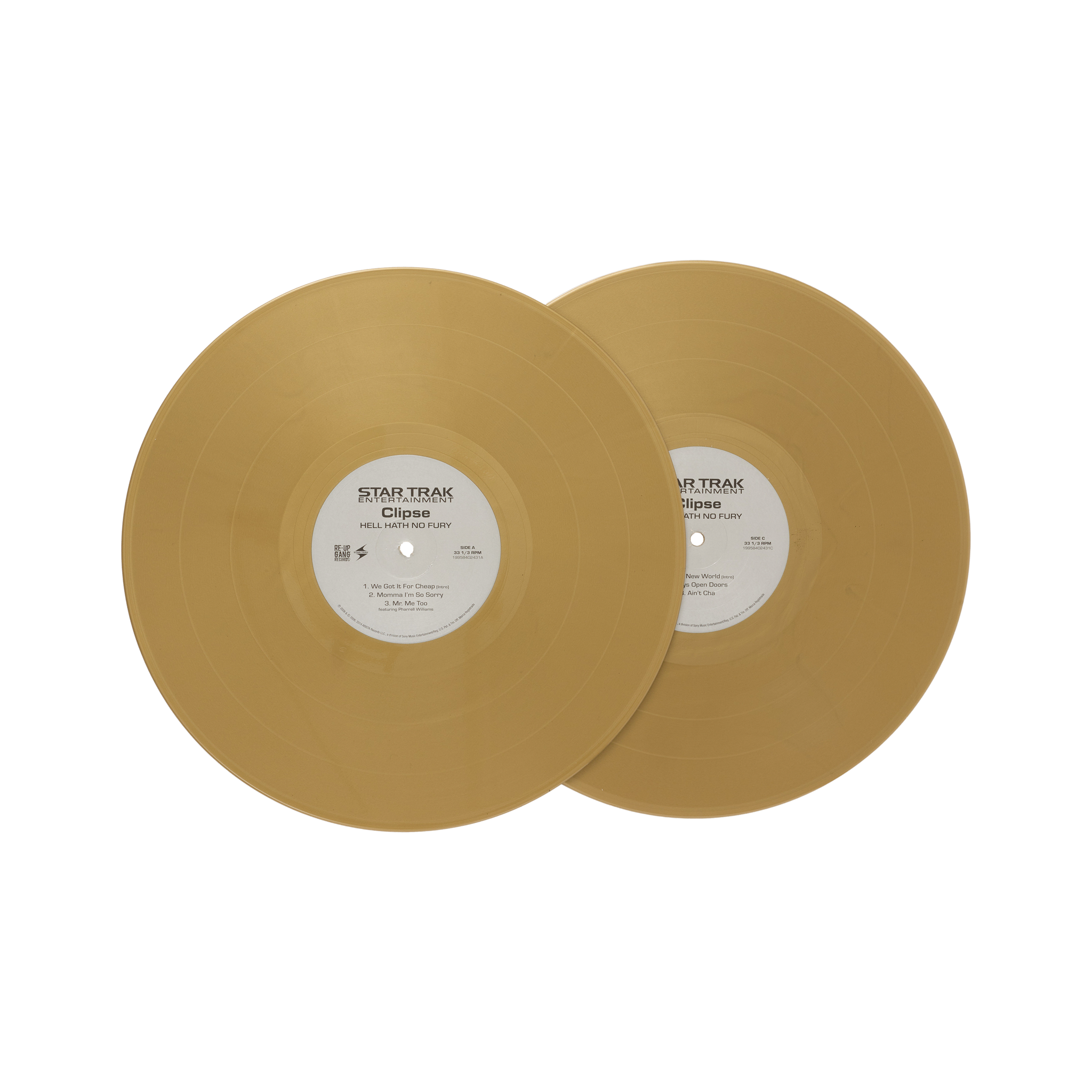 Clipse - Hell Hath No Fury Gold 2LP Vinyl – Clipse | Official Store