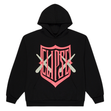 Load image into Gallery viewer, KAWS X CLIPSE LET GOD SORT EM OUT SHIELD HOODIE
