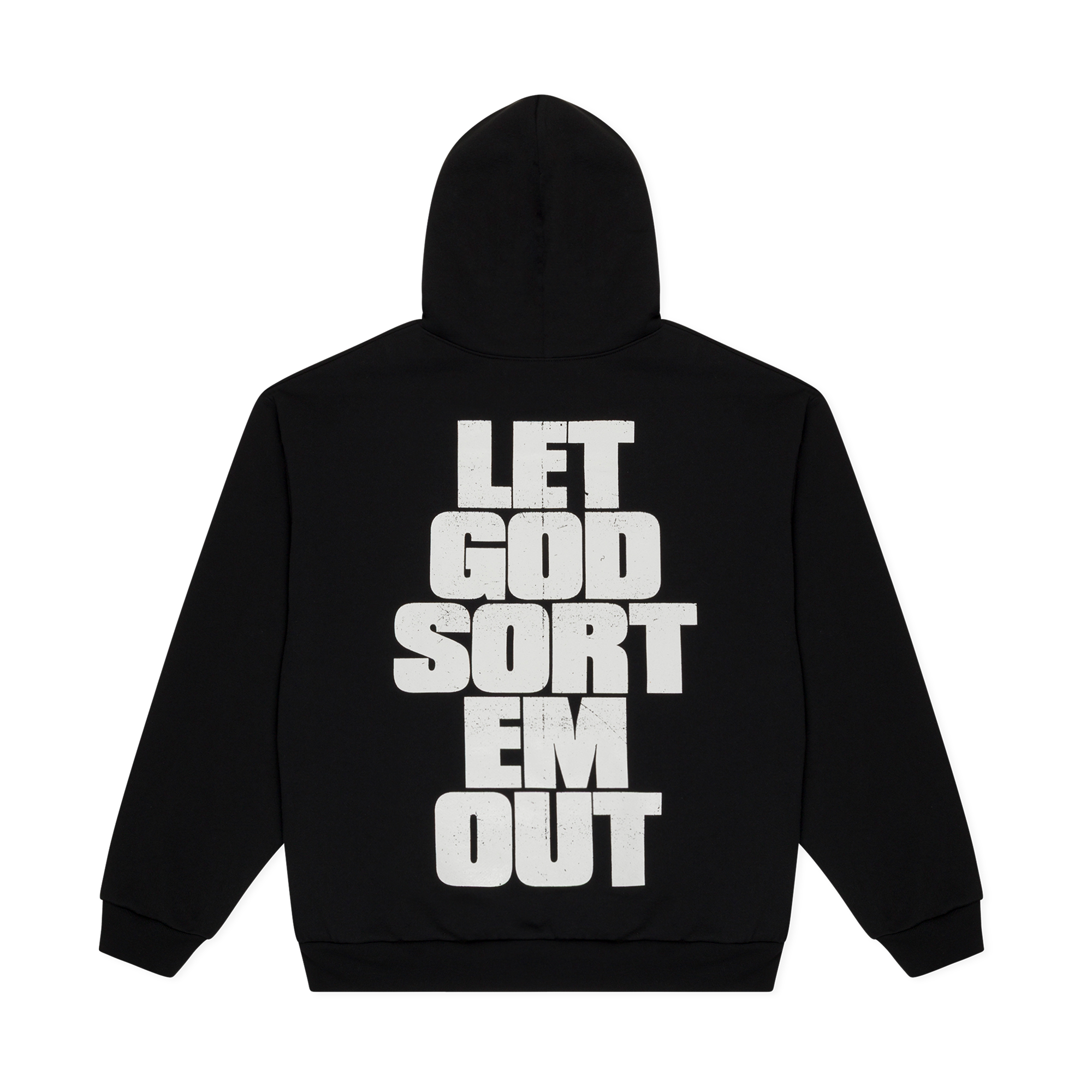 KAWS X CLIPSE LET GOD SORT EM OUT SHIELD HOODIE – Clipse