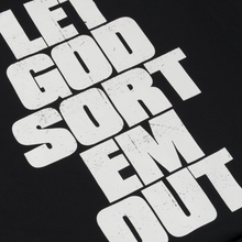 Load image into Gallery viewer, KAWS X CLIPSE LET GOD SORT EM OUT SHIELD HOODIE
