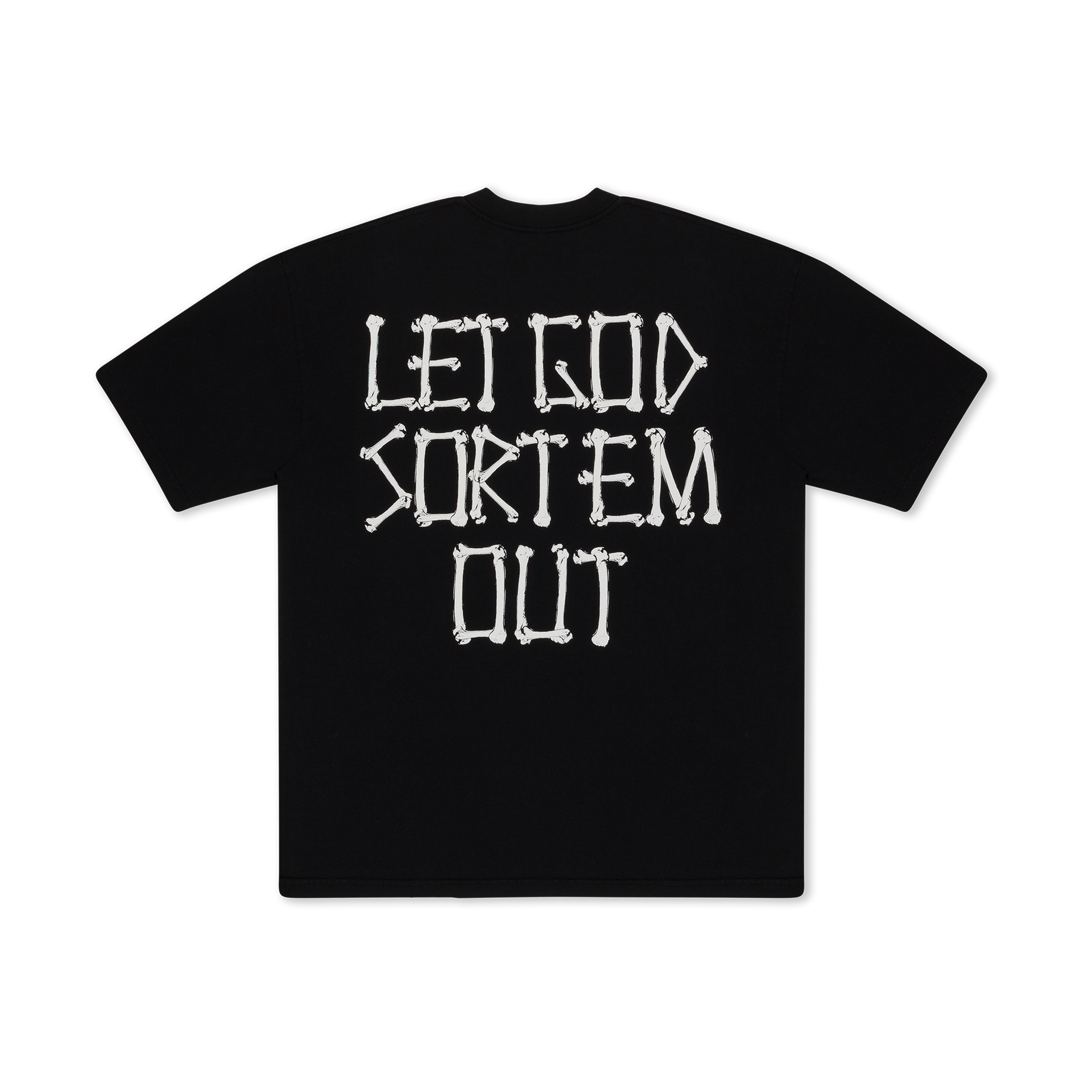 KAWS x CLIPSE CD and TEE BOX SET2 Lサイズ KAWS X CLIPSE LET GOD SORT EM OUT TEE BOX SET '2' - BLACK/ WHITE