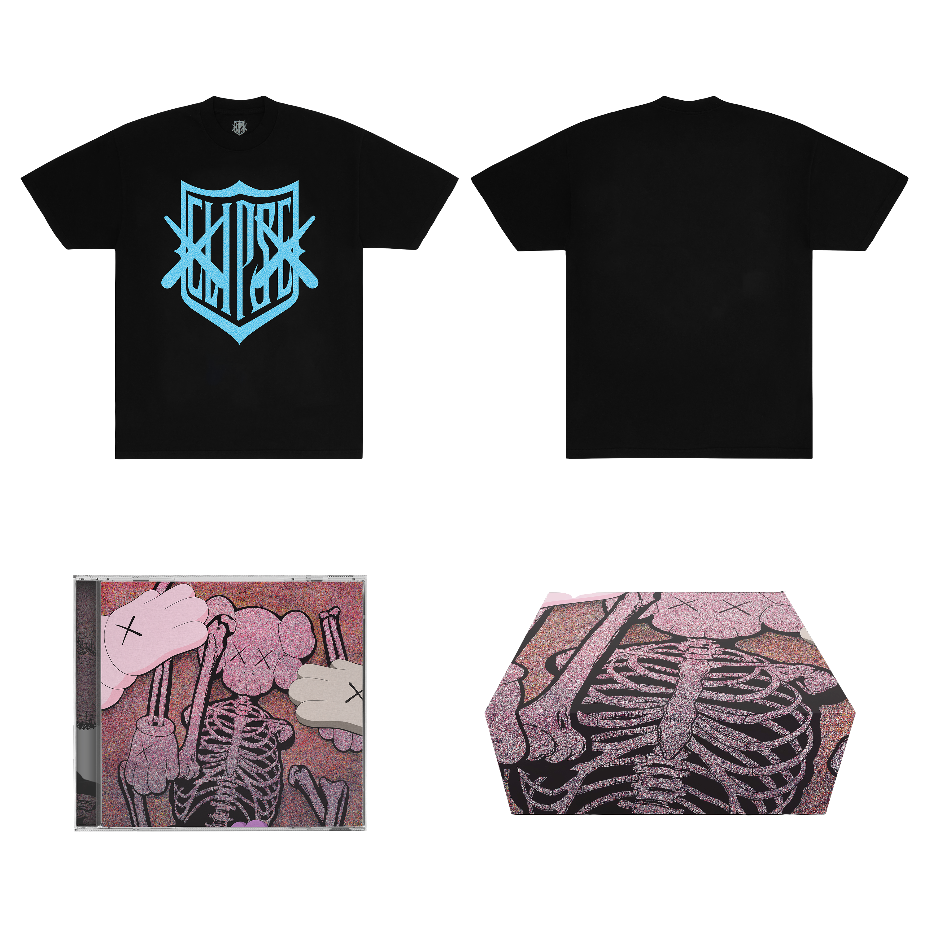 KAWS X CLIPSE LET GOD SORT EM OUT TEE BOX SET 9 – Clipse