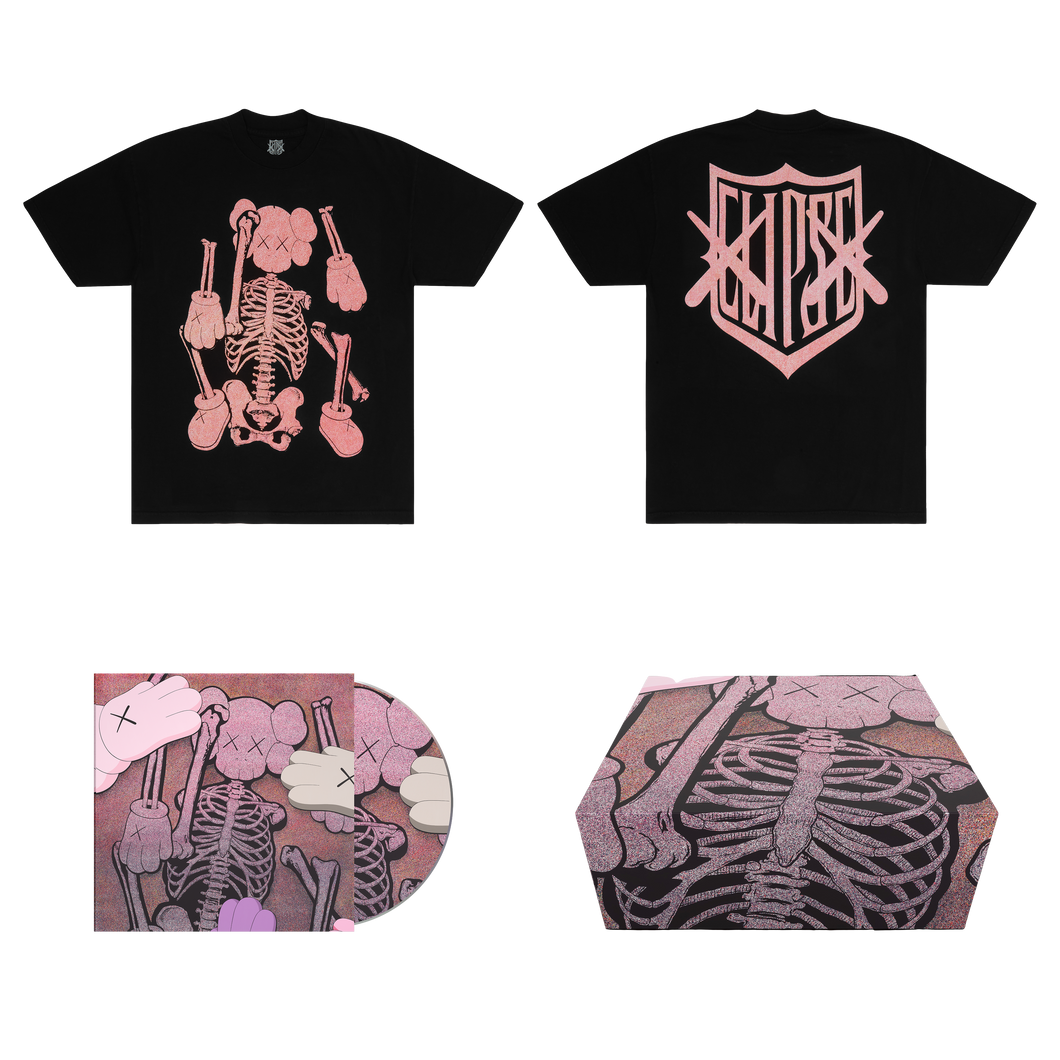 KAWS X CLIPSE LET GOD SORT EM OUT TEE BOX SET 1