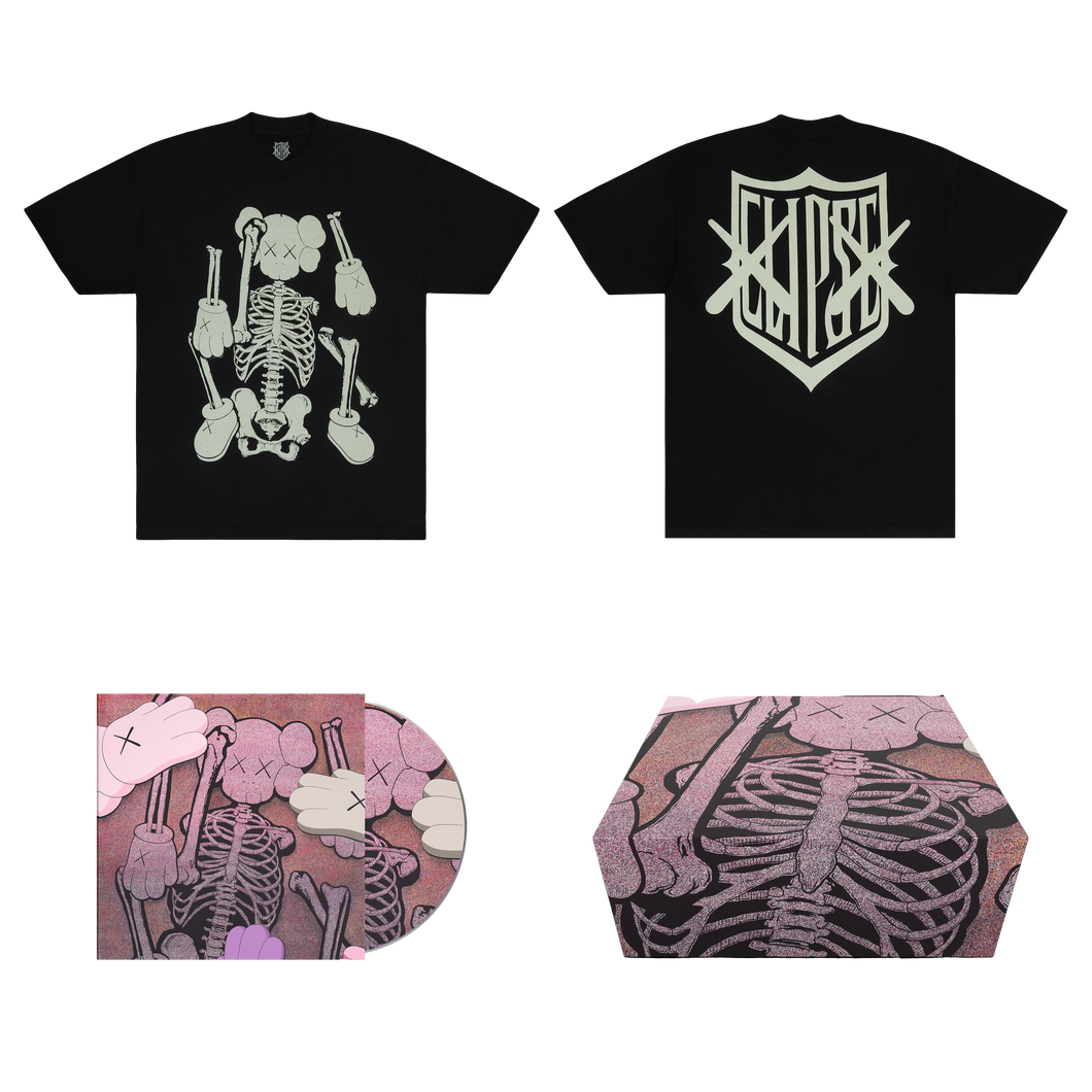 KAWS X CLIPSE LET GOD SORT EM OUT TEE BOX SET 2