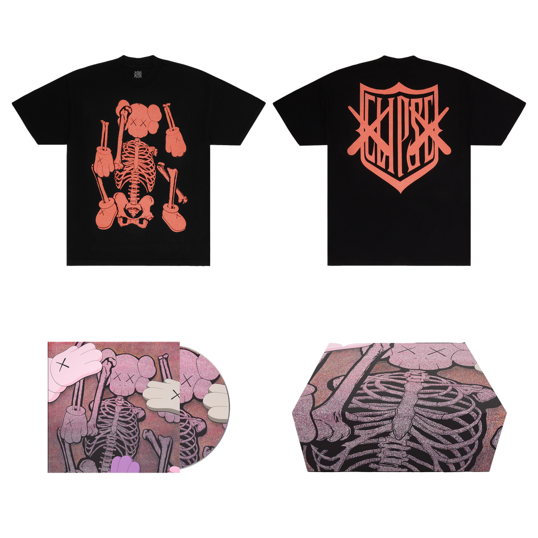 KAWS X CLIPSE LET GOD SORT EM OUT TEE BOX SET 3