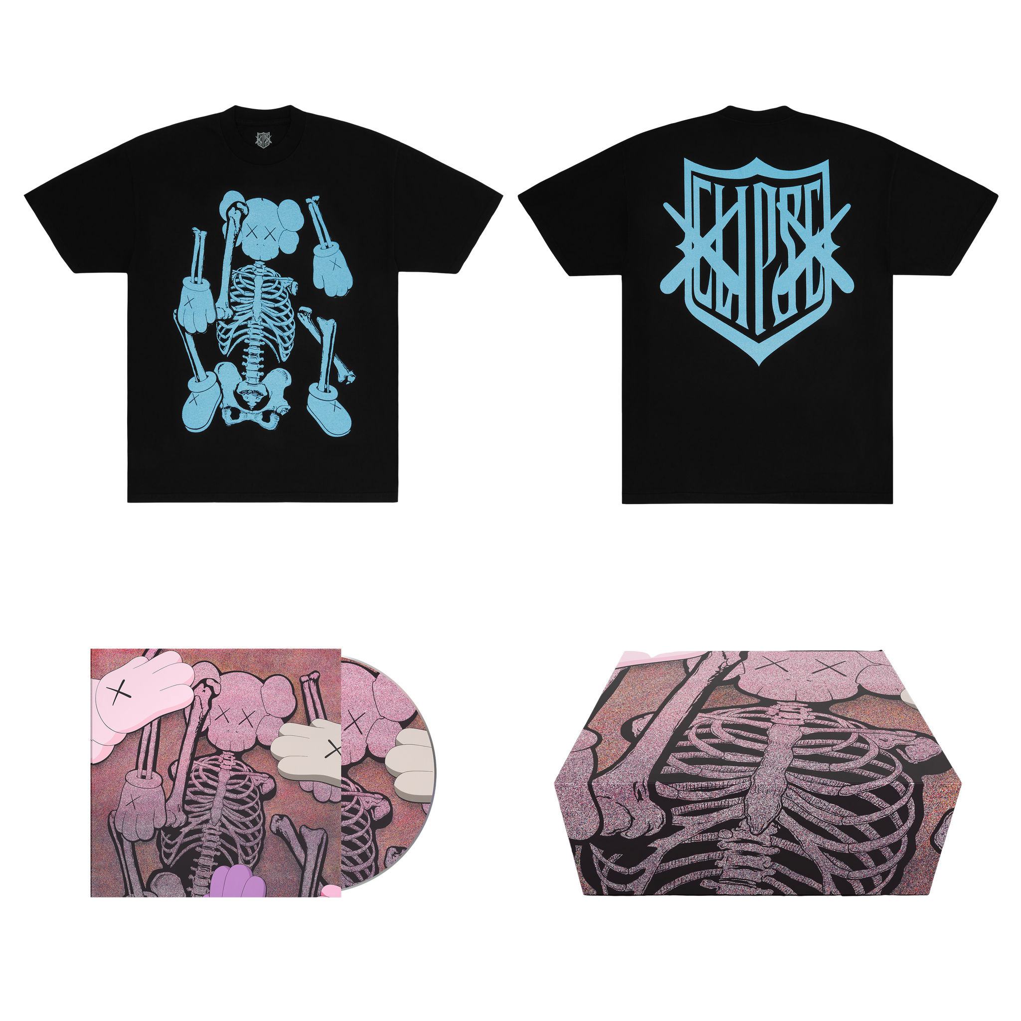 KAWS X CLIPSE LET GOD SORT EM OUT TEE BOX SET 4 – Clipse KAWS X CLIPSE LET GOD SORT EM OUT TEE BOX SET 4 – Clipse