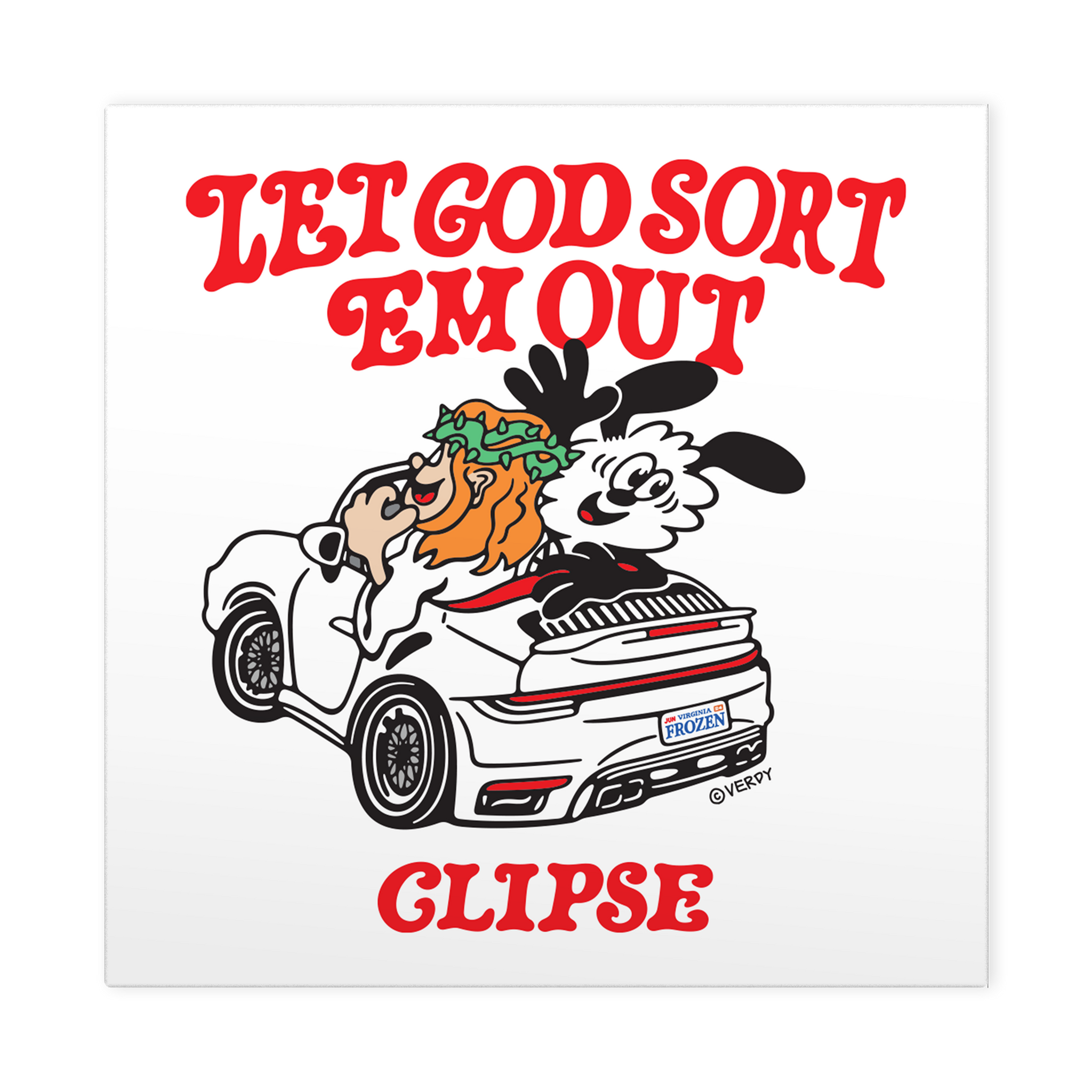 Clipse - Let God Sort Em Out Vinyl LP - Verdy Edition - White Disc Clipse - Let God Sort Em Out Vinyl LP - Verdy Edition - White Disc