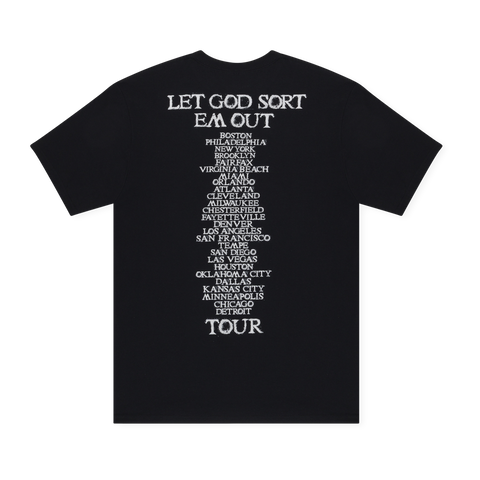 LET GOD SORT EM OUT TOUR LOGO TEE