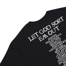 Load image into Gallery viewer, LET GOD SORT EM OUT TOUR LOGO TEE
