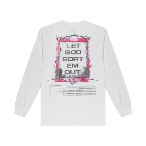 LET GOD SORT EM OUT EURO TOUR THORN LONGSLEEVE
