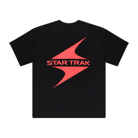 STAR TRAK X LORD WILLIN' LOGO TEE (BLACK/RED)