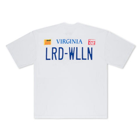 STAR TRAK X LORD WILLIN' PLATE TEE (WHITE)