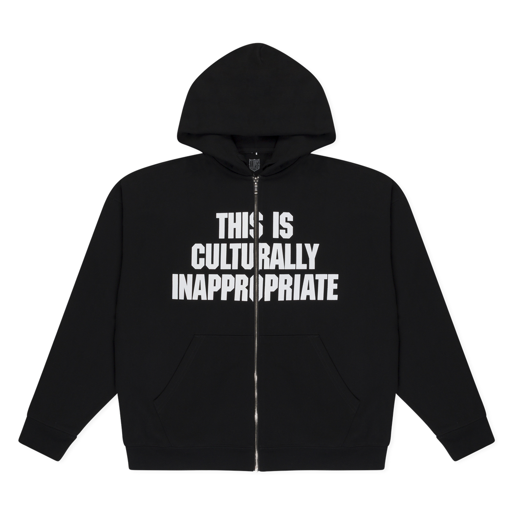 THIS IS CULTURALLY INAPPROPRIATE ZIP HOODIE