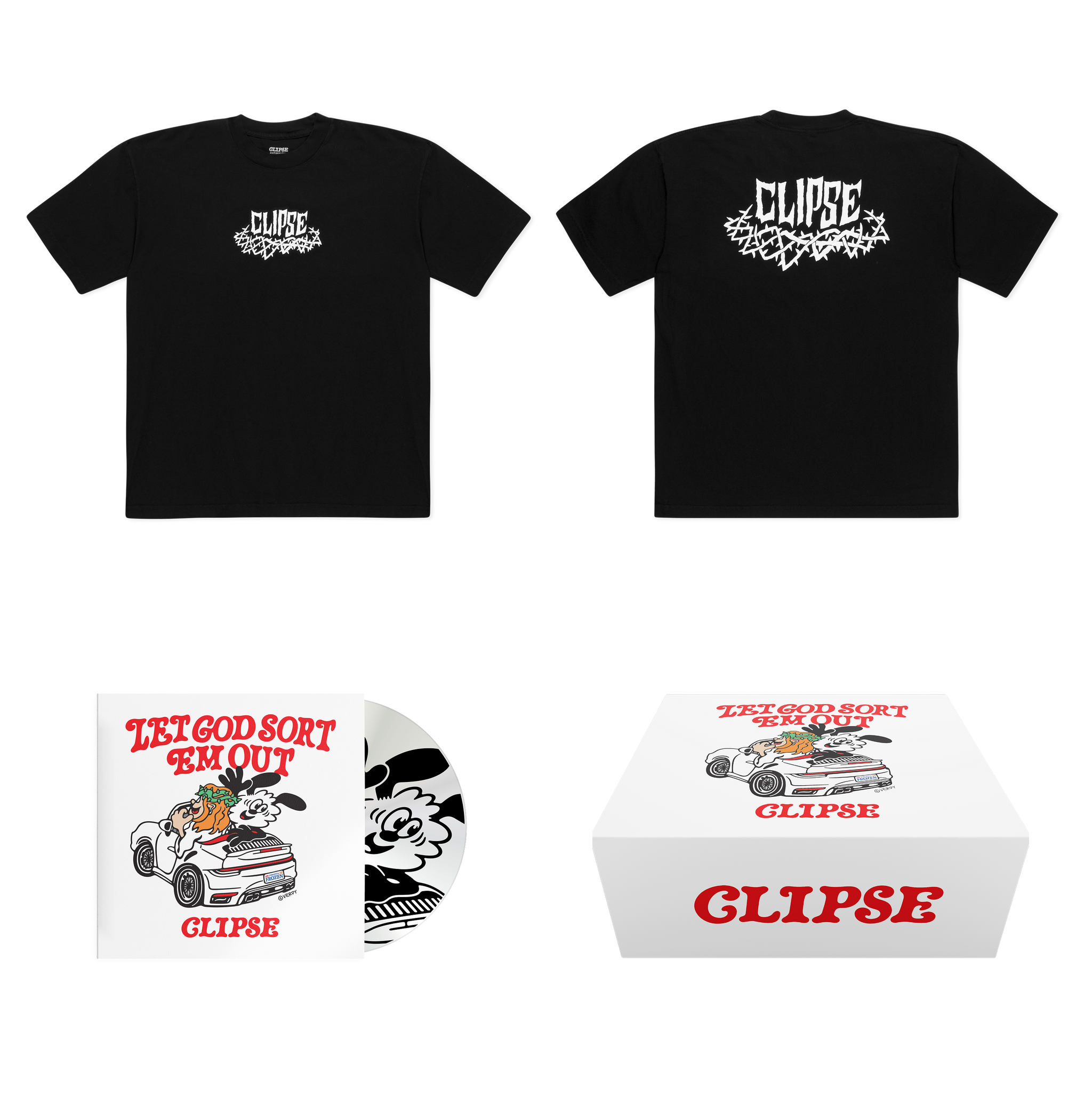 トップス VERDY X CLIPSE LET GOD SORT EM OUT TEE VERDY X CLIPSE LET GOD SORT EM OUT TEE BOX SET 4 – Clipse